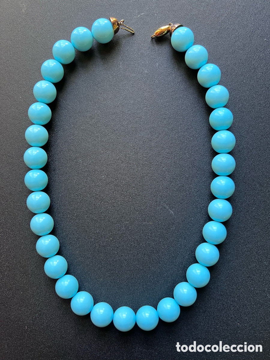 Joyeria: Collar turquesa y plata de ley - Foto 1
