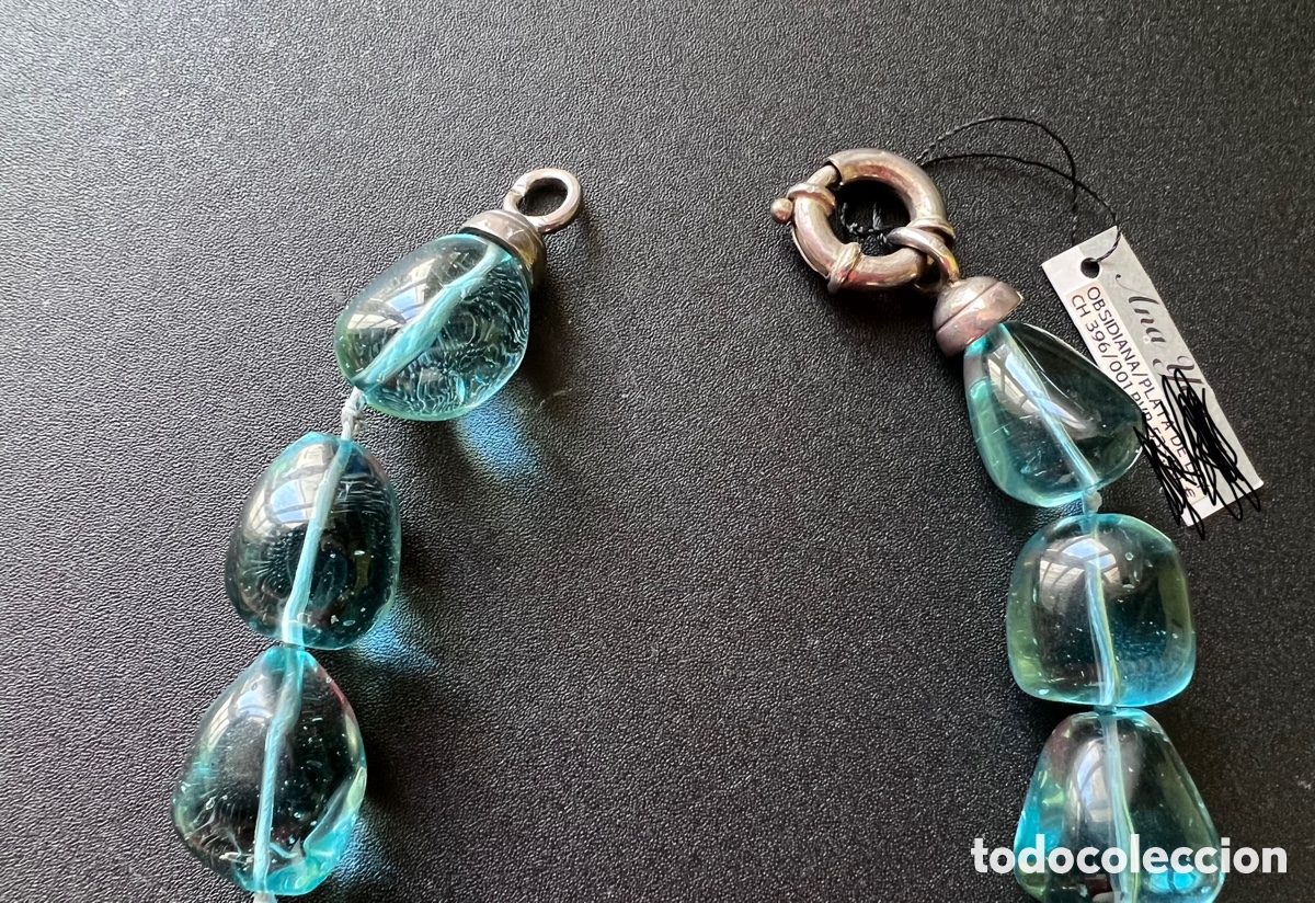 Joyeria: Collar obsidiana azul - Foto 2