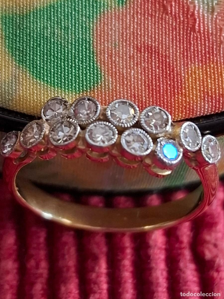 Joyeria: ANTIGUA SORTIJA ORO Y DIAMANTES - Foto 4