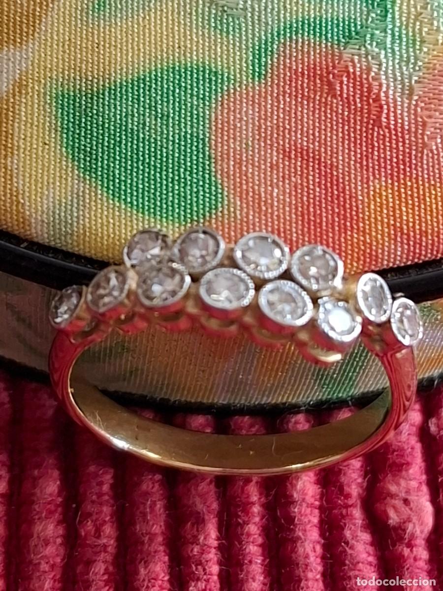 Joyeria: ANTIGUA SORTIJA ORO Y DIAMANTES - Foto 8