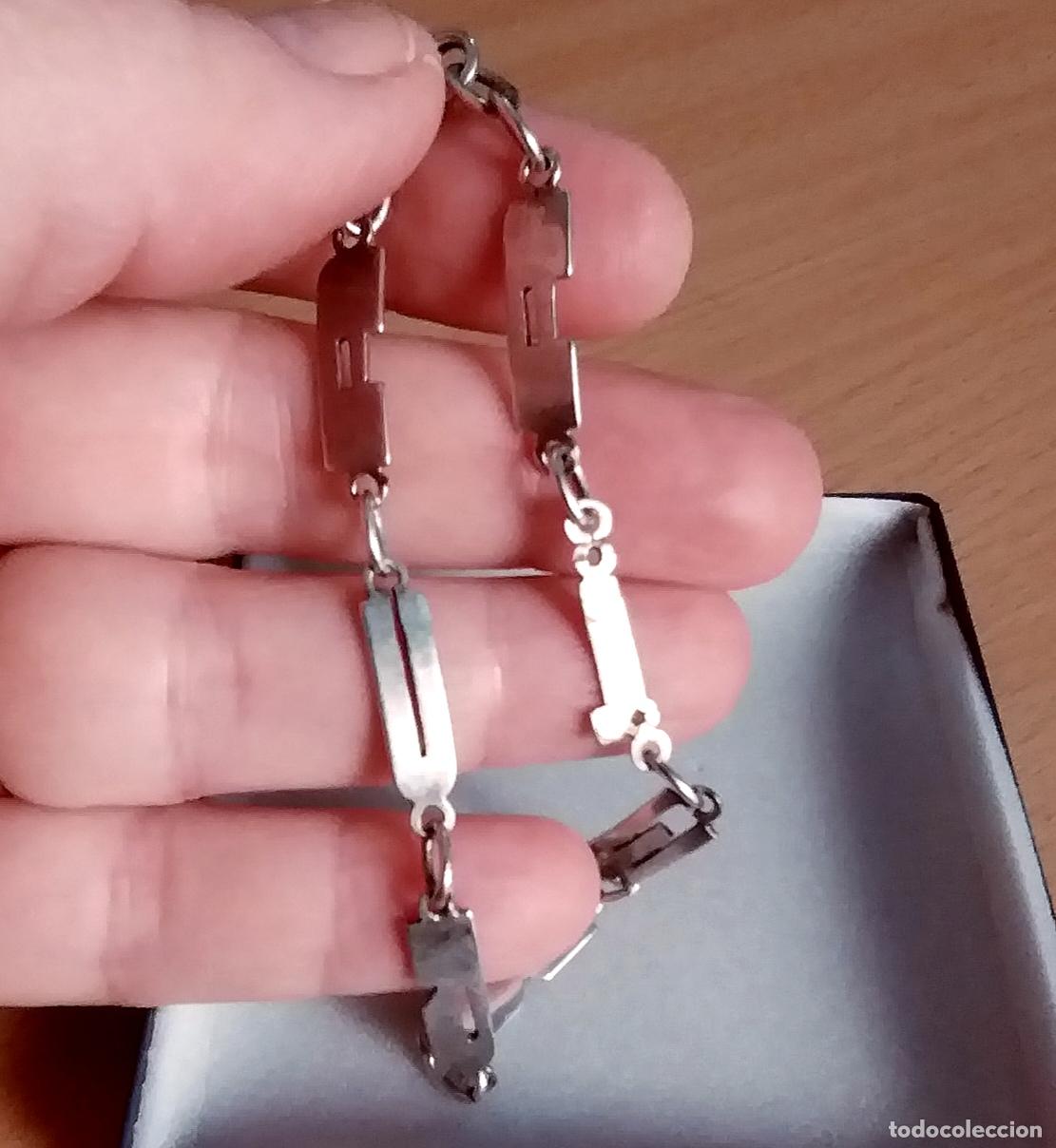 Joyeria: Pulsera de plata contrastada, con letras. - Foto 4