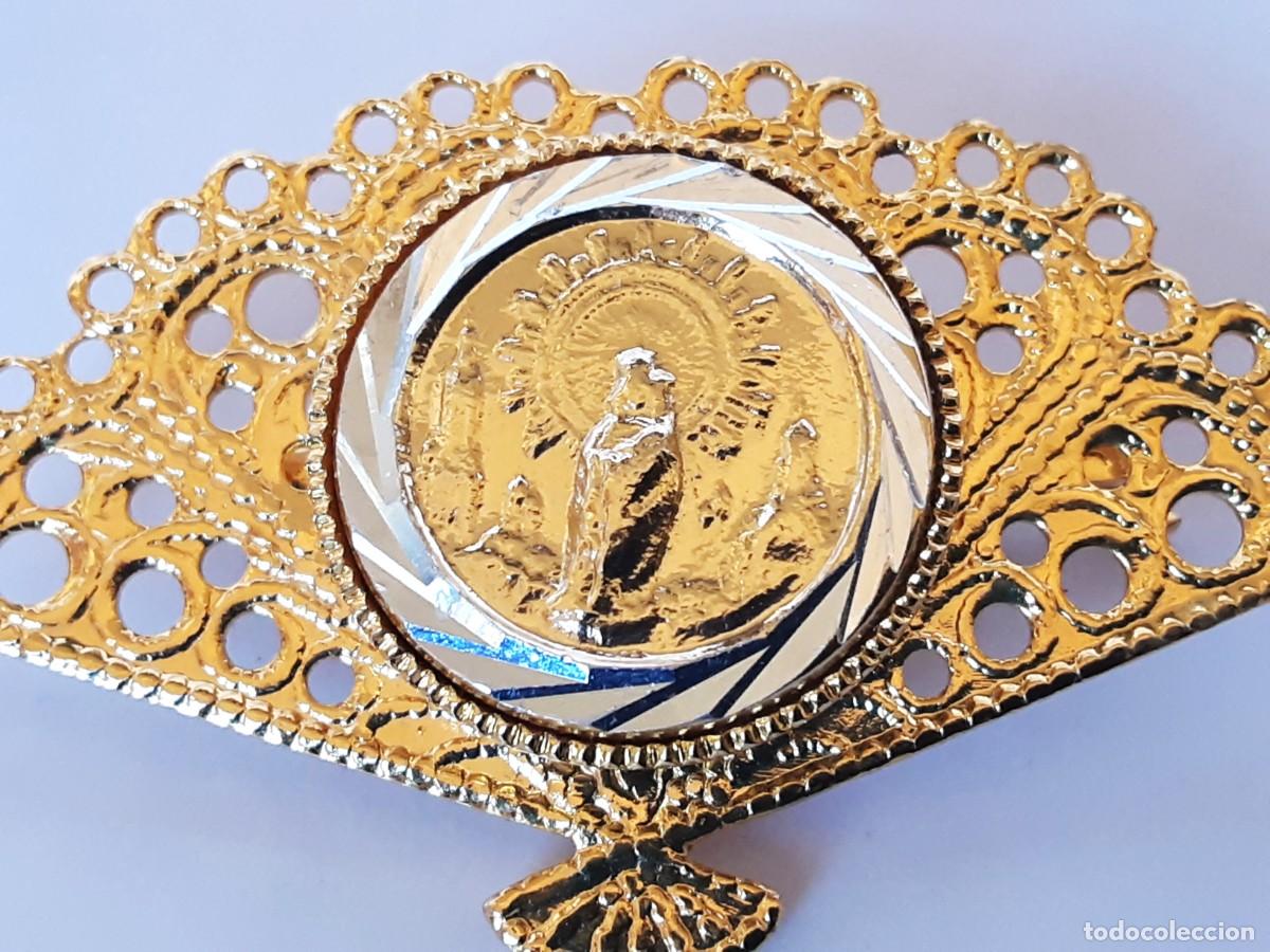 Joyeria: ALFILER RELIGIOSO FORMA DE ABANICO Y MEDALLA - Foto 4