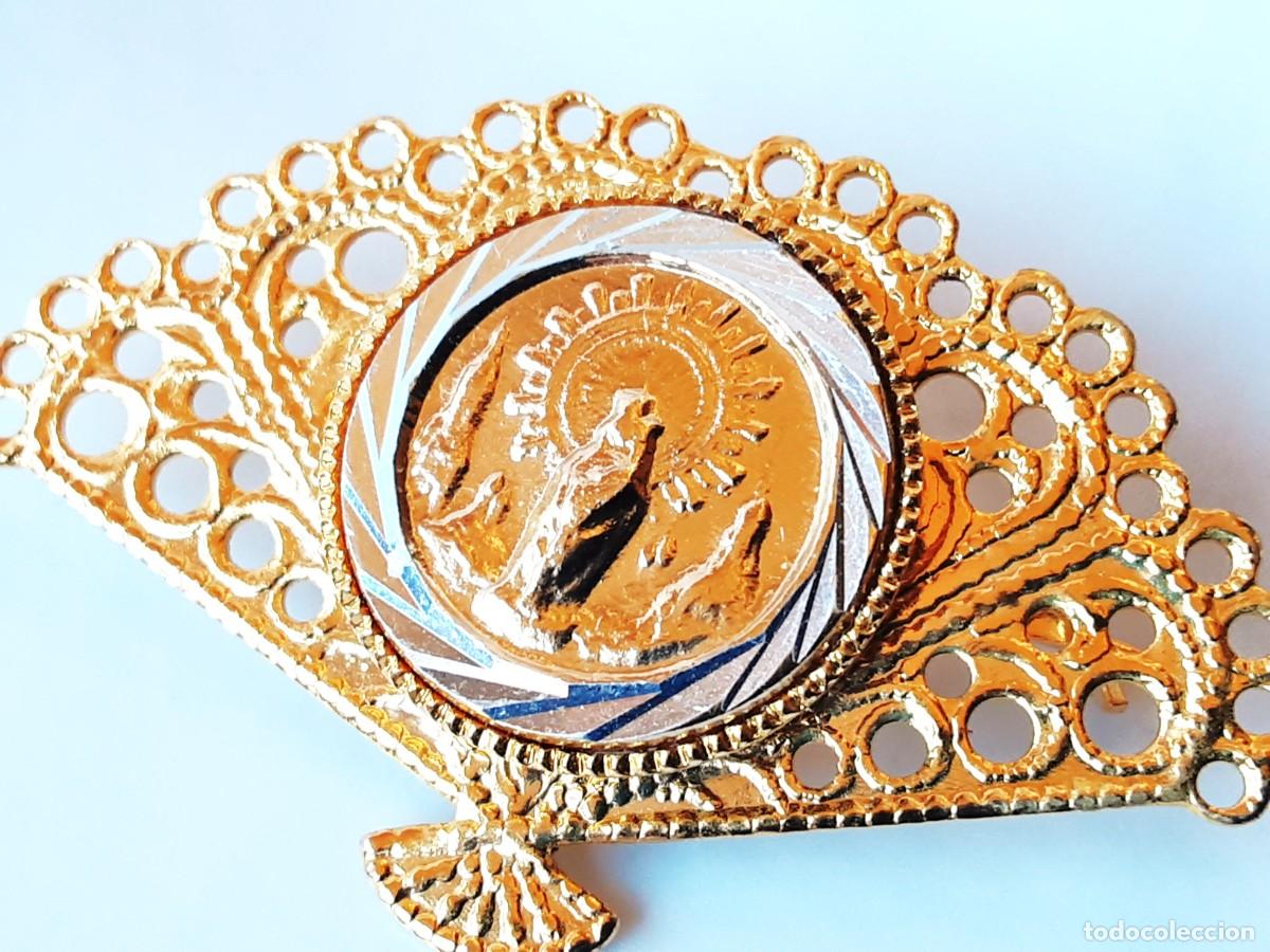 Joyeria: ALFILER RELIGIOSO FORMA DE ABANICO Y MEDALLA - Foto 5