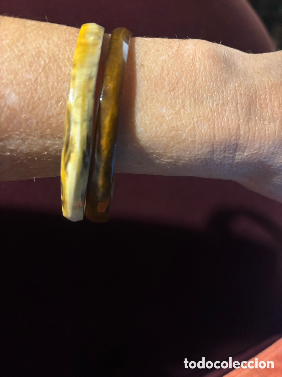 Joyeria: DOS BRAZALETES DE CUERNO. PULSERAS - Foto 3