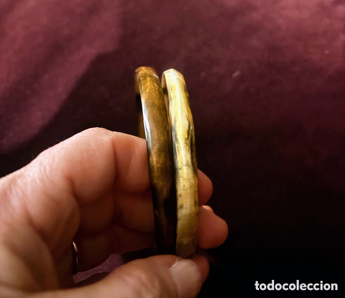 Joyeria: DOS BRAZALETES DE CUERNO. PULSERAS - Foto 4