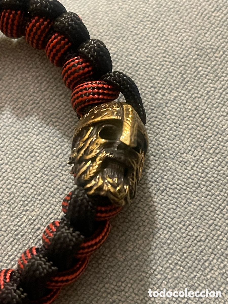 Joyeria: Pulsera trenzada con motivos en bronce - Foto 2