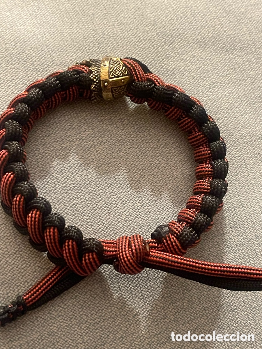 Joyeria: Pulsera trenzada con motivos en bronce - Foto 4