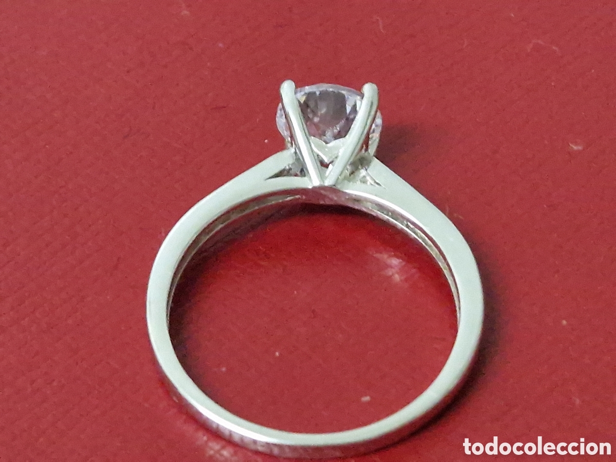 Joyeria: ANILLO DE PLATA RODIADA Y CIRCONITAS - Foto 5