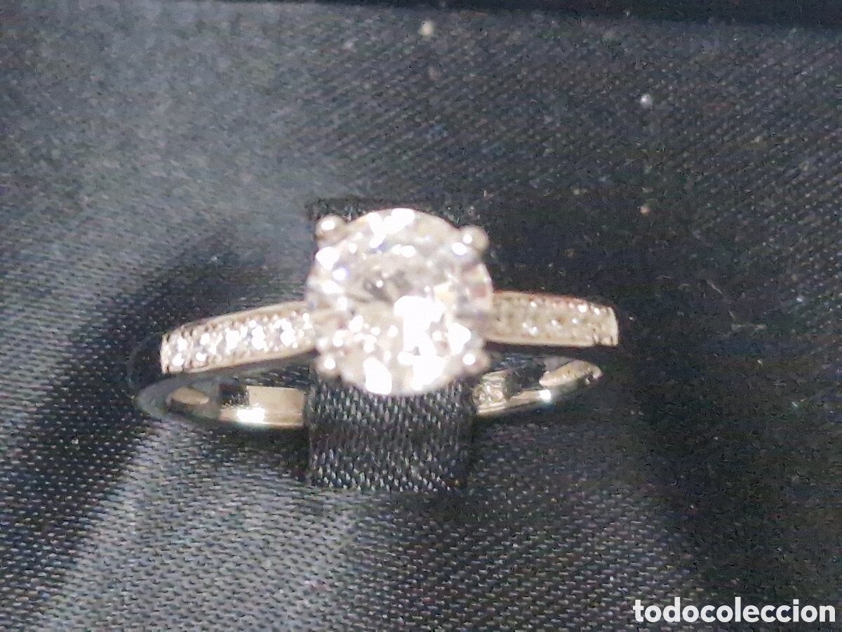 Joyeria: ANILLO DE PLATA RODIADA Y CIRCONITAS - Foto 7