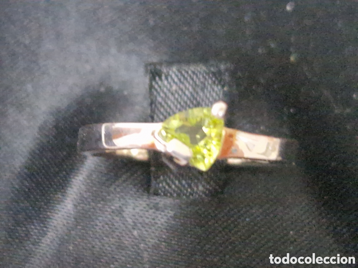 Joyeria: ANILLO DE PLATA Y PERIDOTO NUEVO - Foto 7