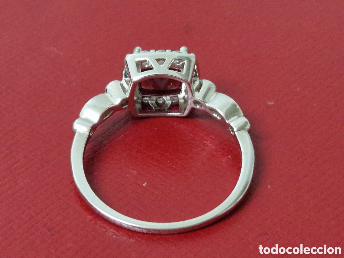Joyeria: ANILLO PLATA RODIASA Y CUARZO ROJO - Foto 4