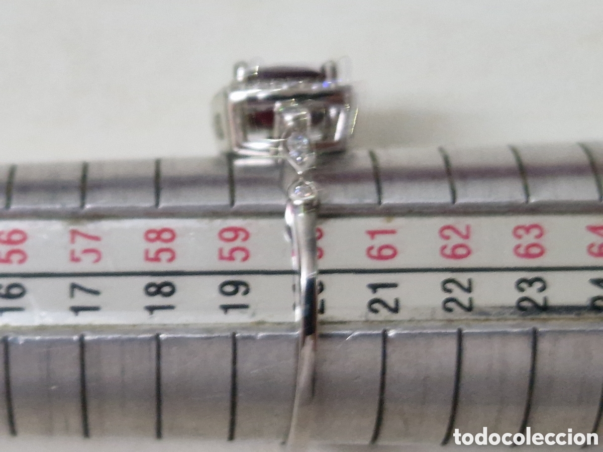 Joyeria: ANILLO PLATA RODIASA Y CUARZO ROJO - Foto 5