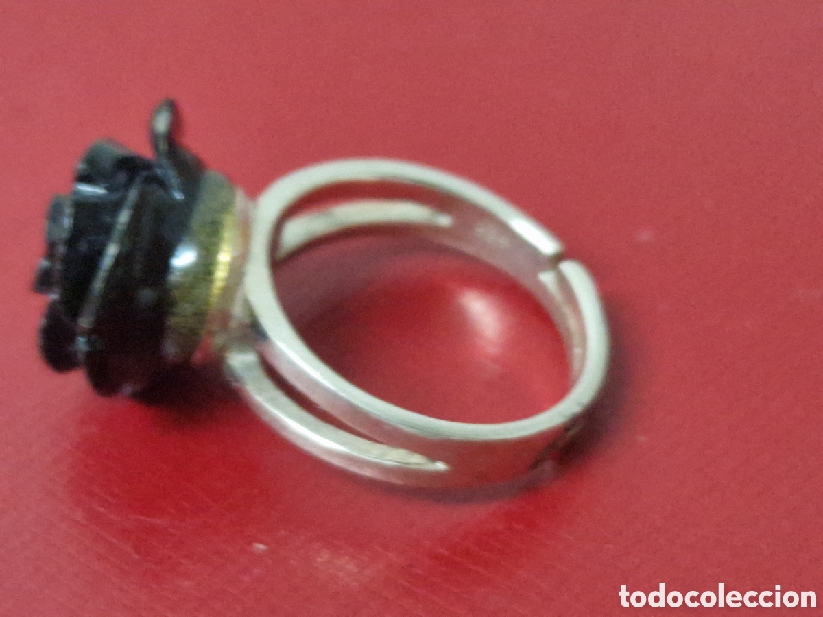 Joyeria: ANILLO PLATA ROSA NEGRA NUEVO - Foto 3