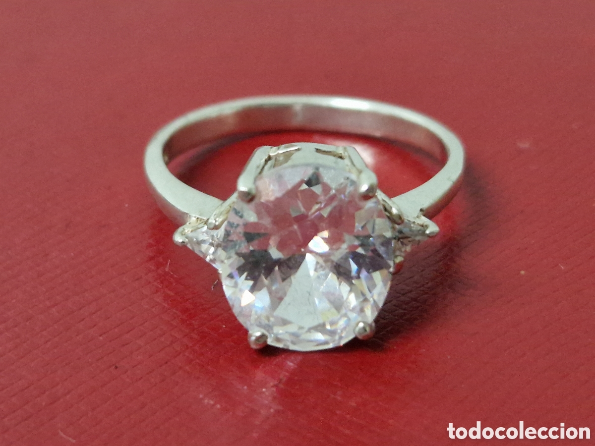 Joyeria: ANILLO PLATA Y CIRCON GRANDE - Foto 5