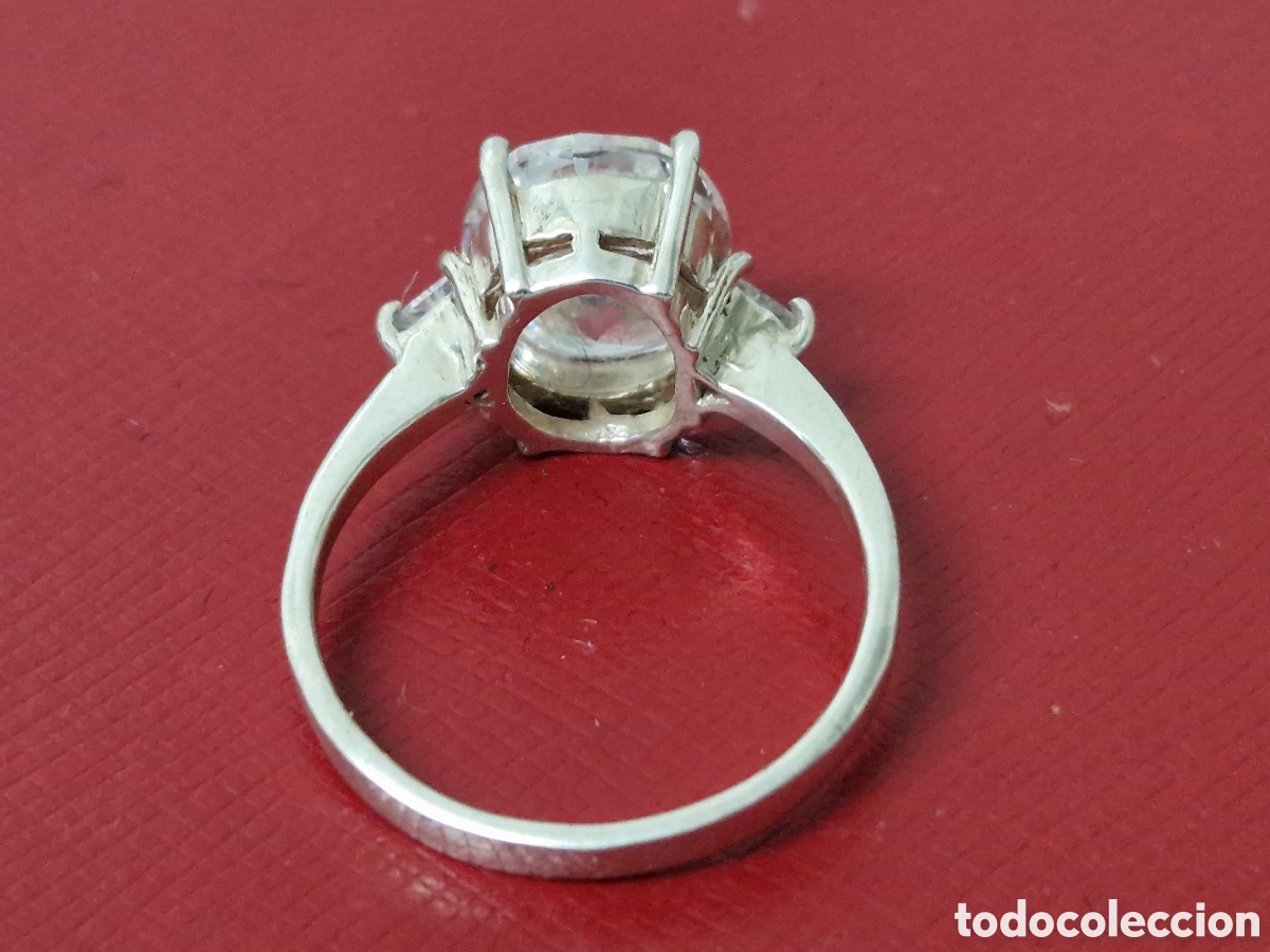 Joyeria: ANILLO PLATA Y CIRCON GRANDE - Foto 6