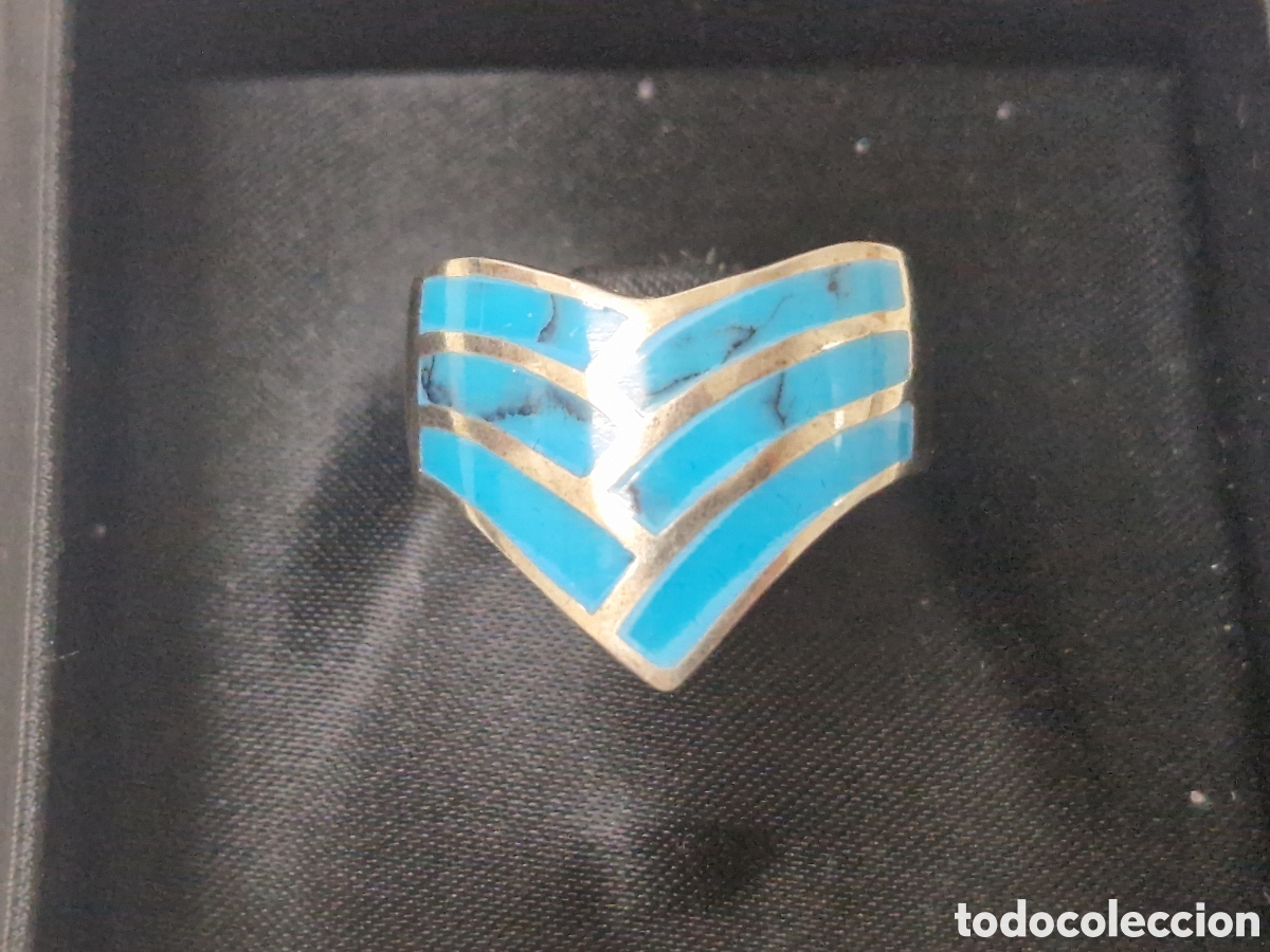 Joyeria: ANILLO PLATA Y TURQUESA NUEVO - Foto 4