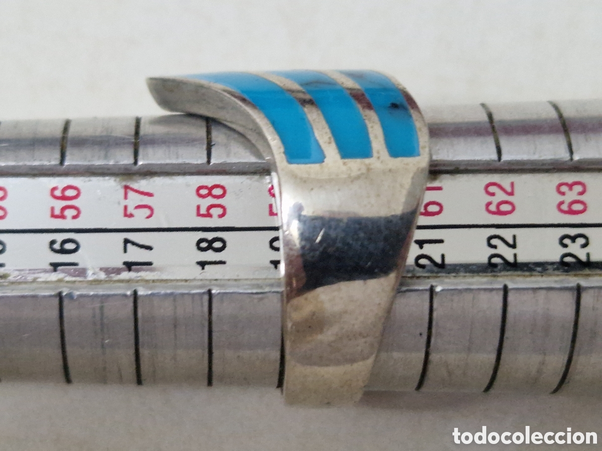 Joyeria: ANILLO PLATA Y TURQUESA NUEVO - Foto 7