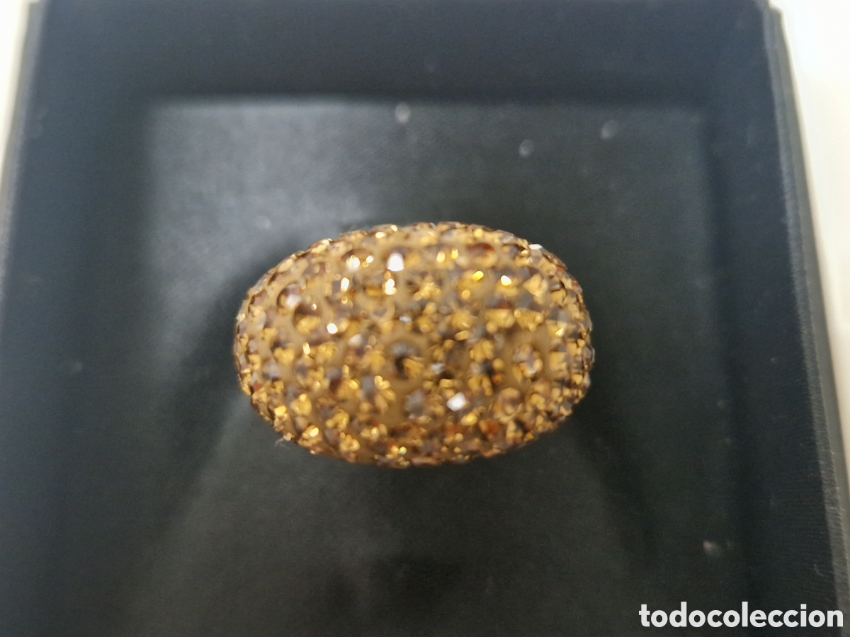 Joyeria: ANILLO PLATA DE LEY CRISTALES AMARILLOS - Foto 2