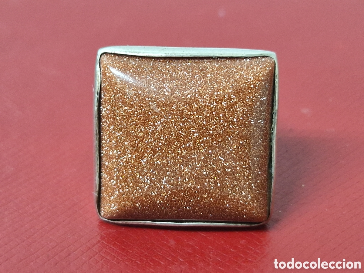 Joyeria: ANILLO DE PLATA DE LEY Y PIEDRA NATURAL - Foto 4