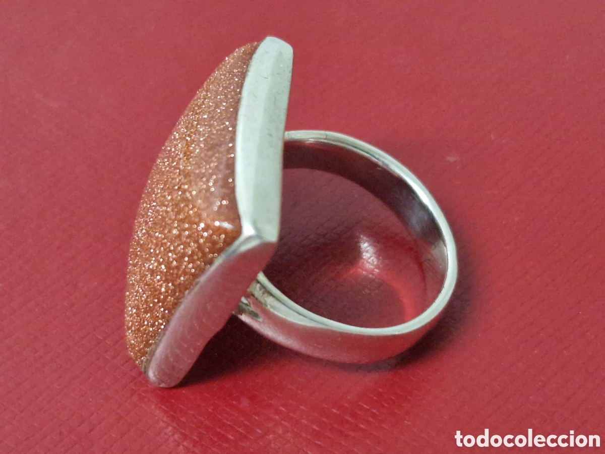 Joyeria: ANILLO DE PLATA DE LEY Y PIEDRA NATURAL - Foto 5