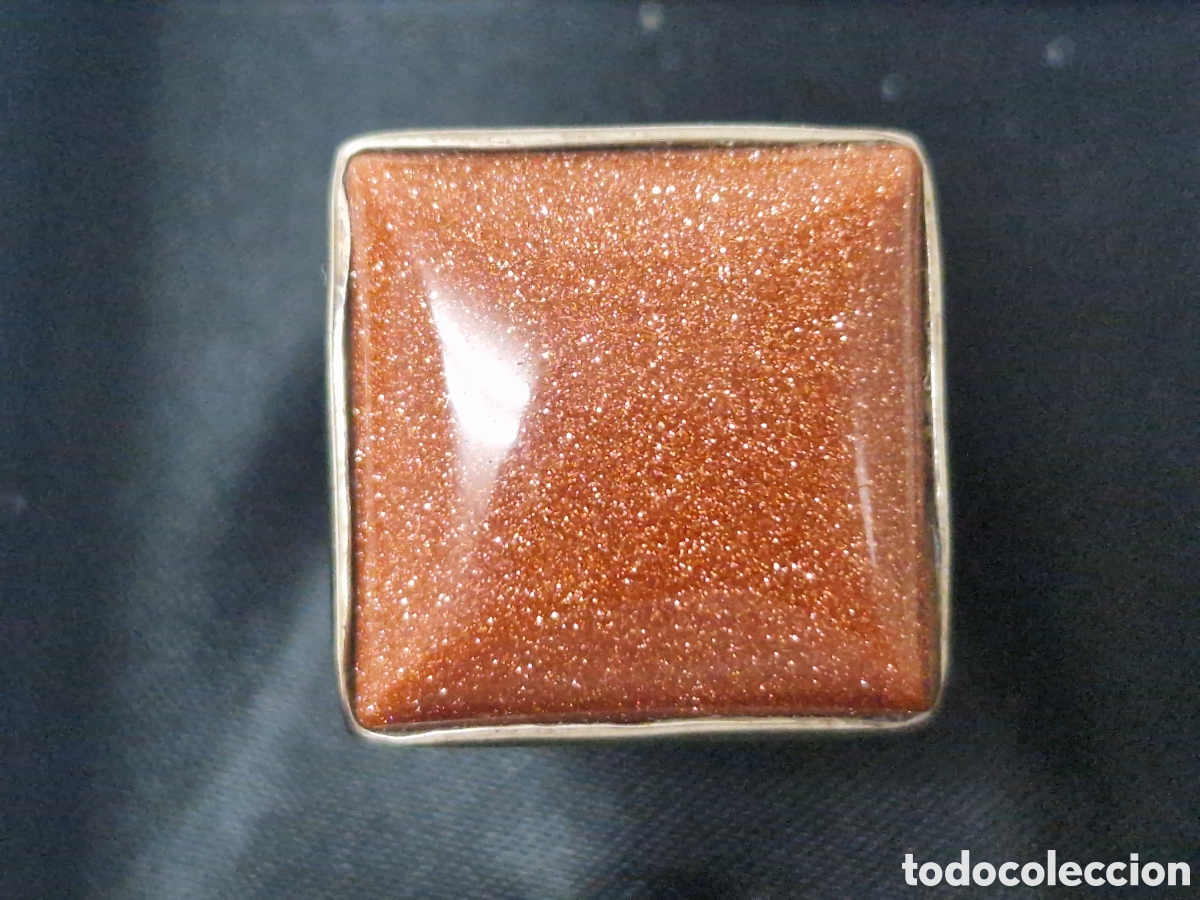 Joyeria: ANILLO DE PLATA DE LEY Y PIEDRA NATURAL - Foto 1