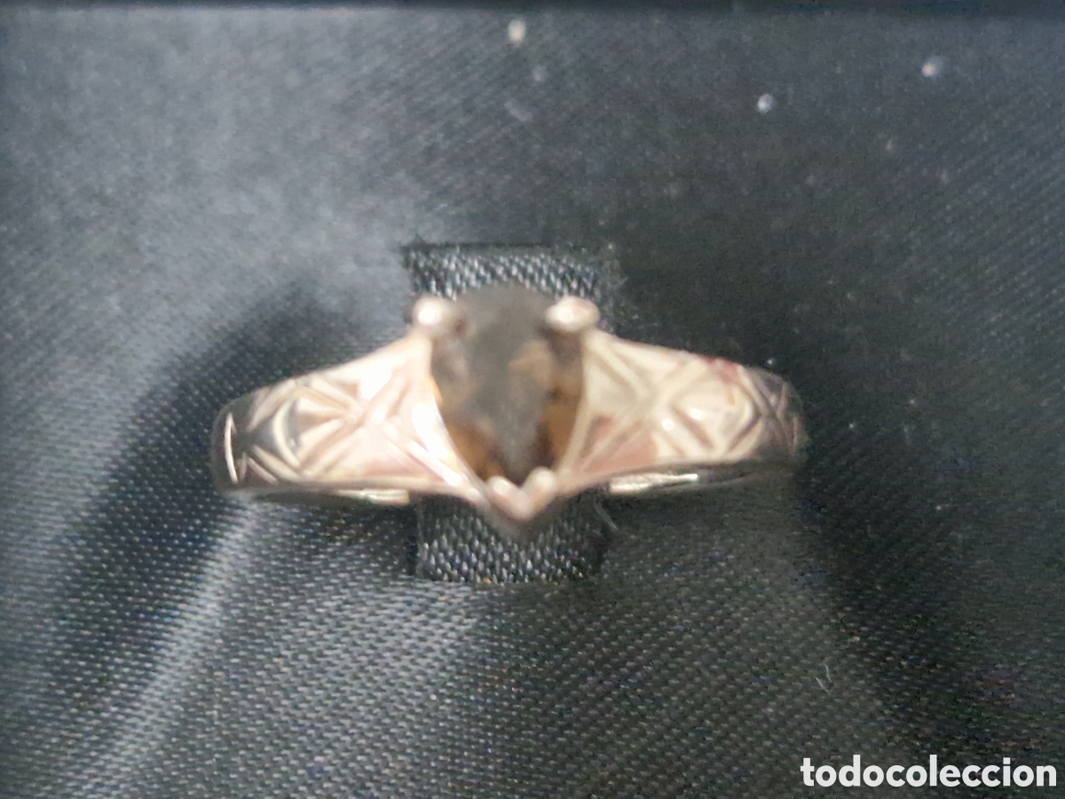 Joyeria: ANILLO PLATA DE LEY CUARZO AHUMADO - Foto 6