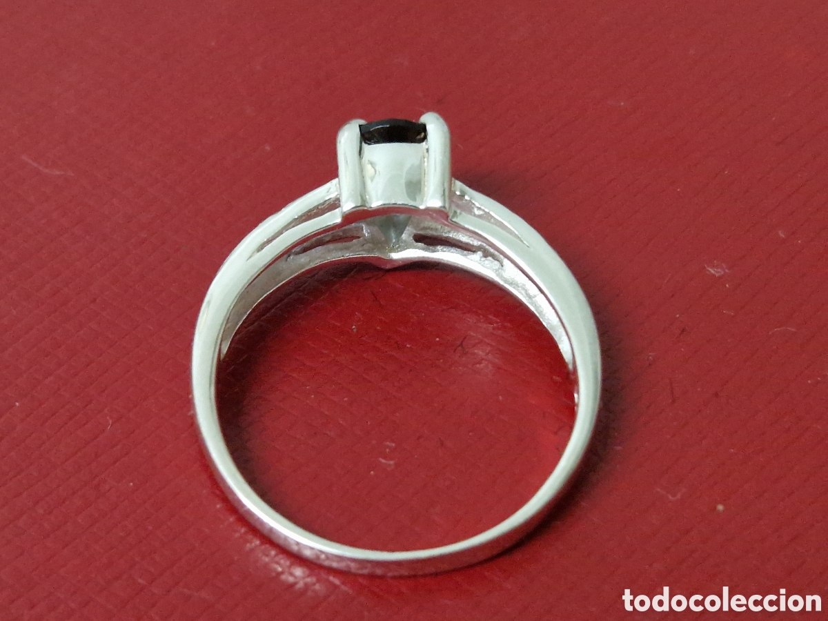 Joyeria: ANILLO PLATA DE LEY CUARZO AHUMADO - Foto 7