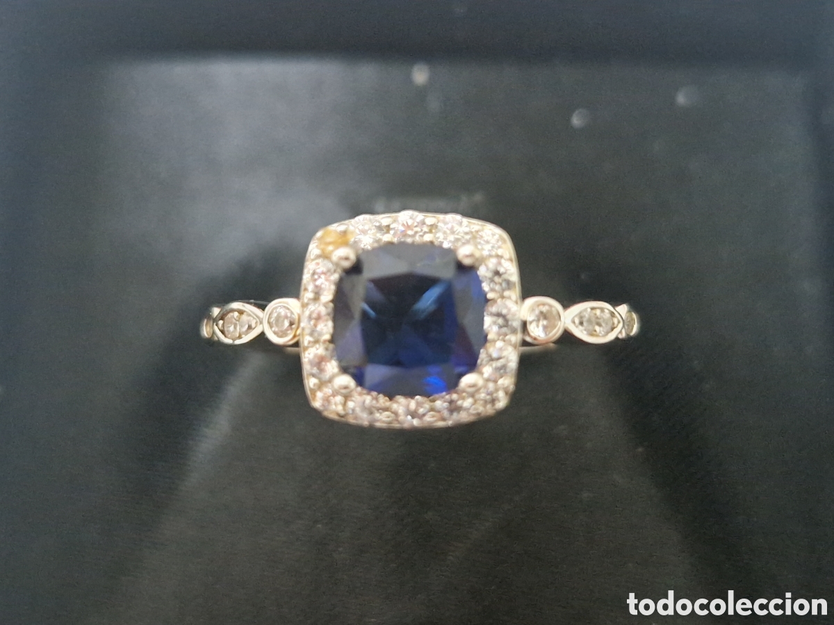 Joyeria: ANILLO DE PLATA PIEDRA AZUL - Foto 2