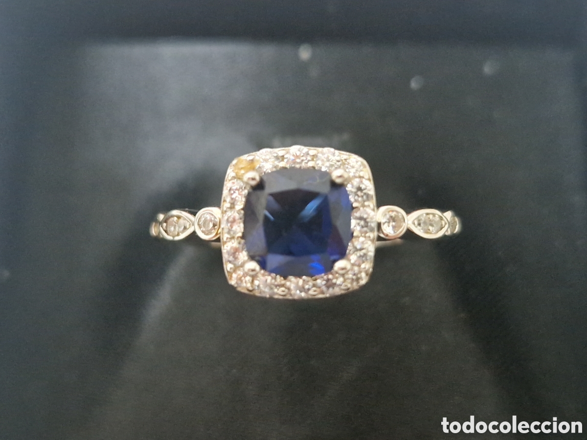 Joyeria: ANILLO DE PLATA PIEDRA AZUL - Foto 4
