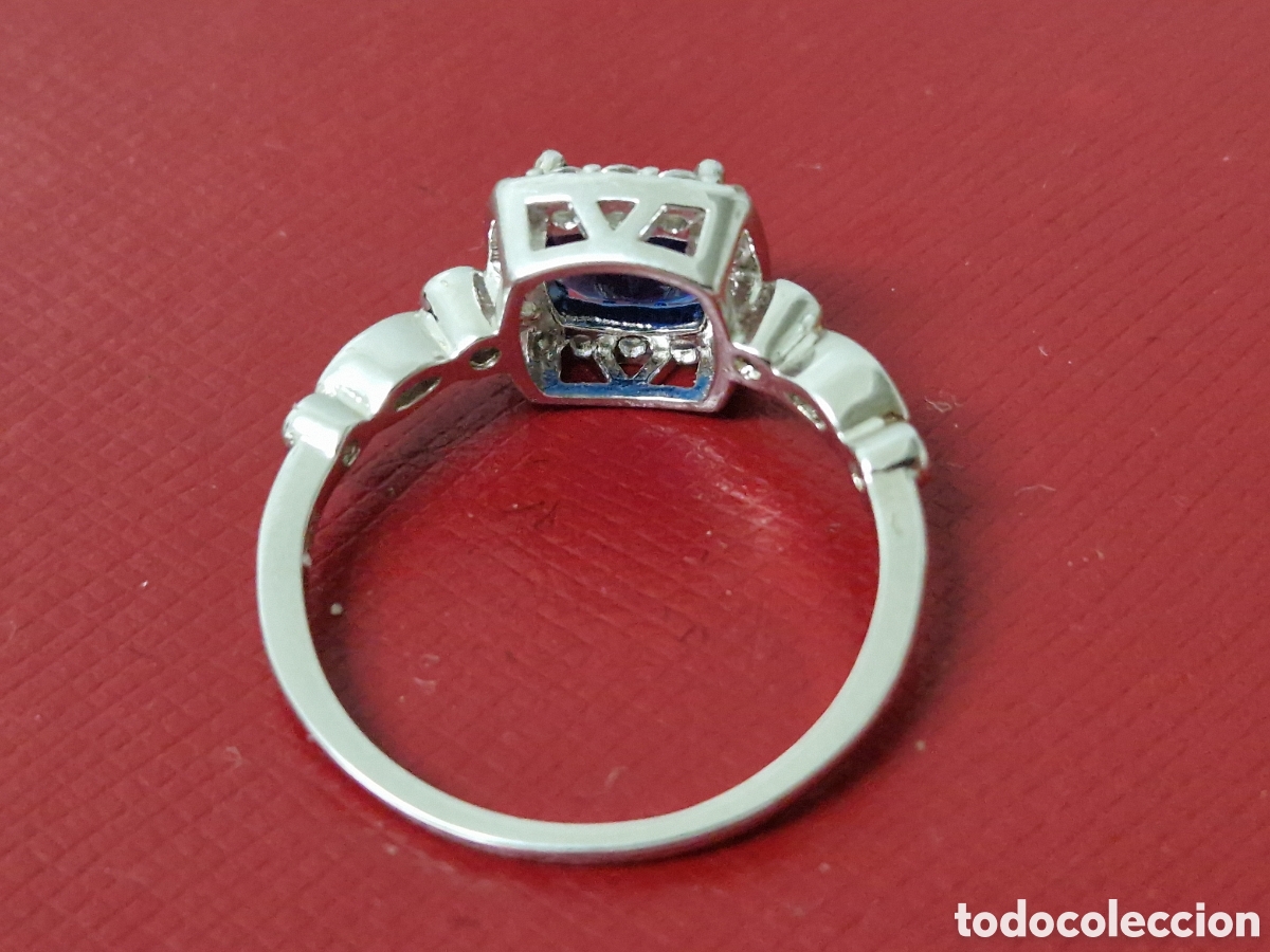 Joyeria: ANILLO DE PLATA PIEDRA AZUL - Foto 6