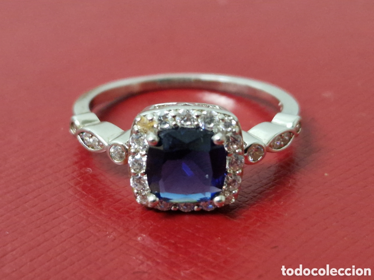 Joyeria: ANILLO DE PLATA PIEDRA AZUL - Foto 1