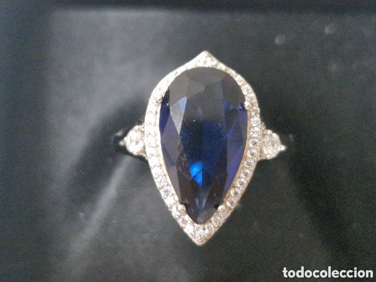 Joyeria: ANILLO EN PLATA DE LEY PIEDRA AZUL - Foto 2