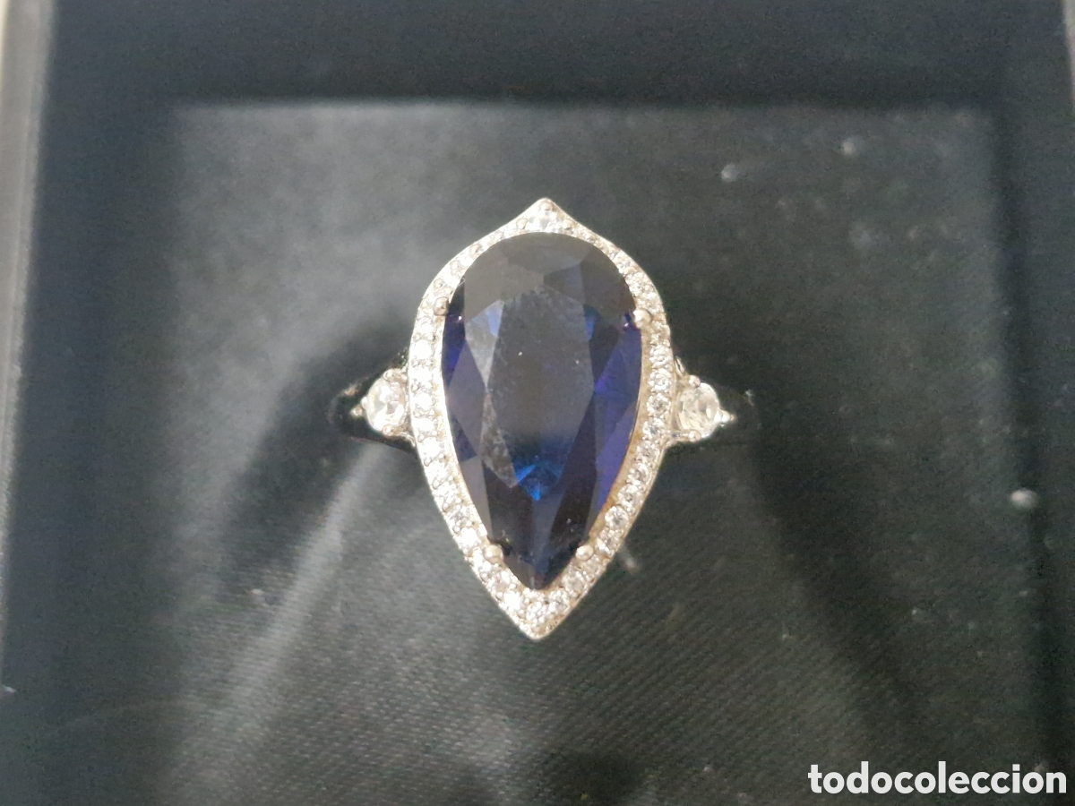 Joyeria: ANILLO EN PLATA DE LEY PIEDRA AZUL - Foto 3