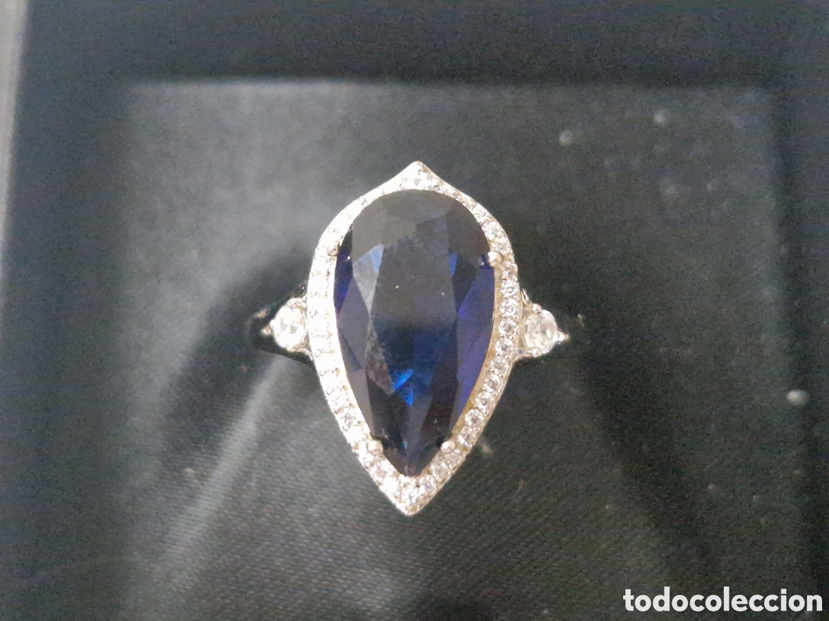 Joyeria: ANILLO EN PLATA DE LEY PIEDRA AZUL - Foto 4