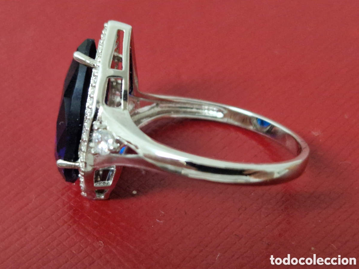 Joyeria: ANILLO EN PLATA DE LEY PIEDRA AZUL - Foto 5