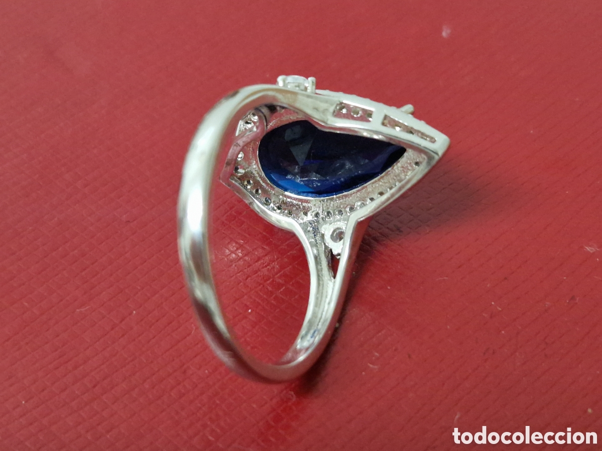 Joyeria: ANILLO EN PLATA DE LEY PIEDRA AZUL - Foto 6