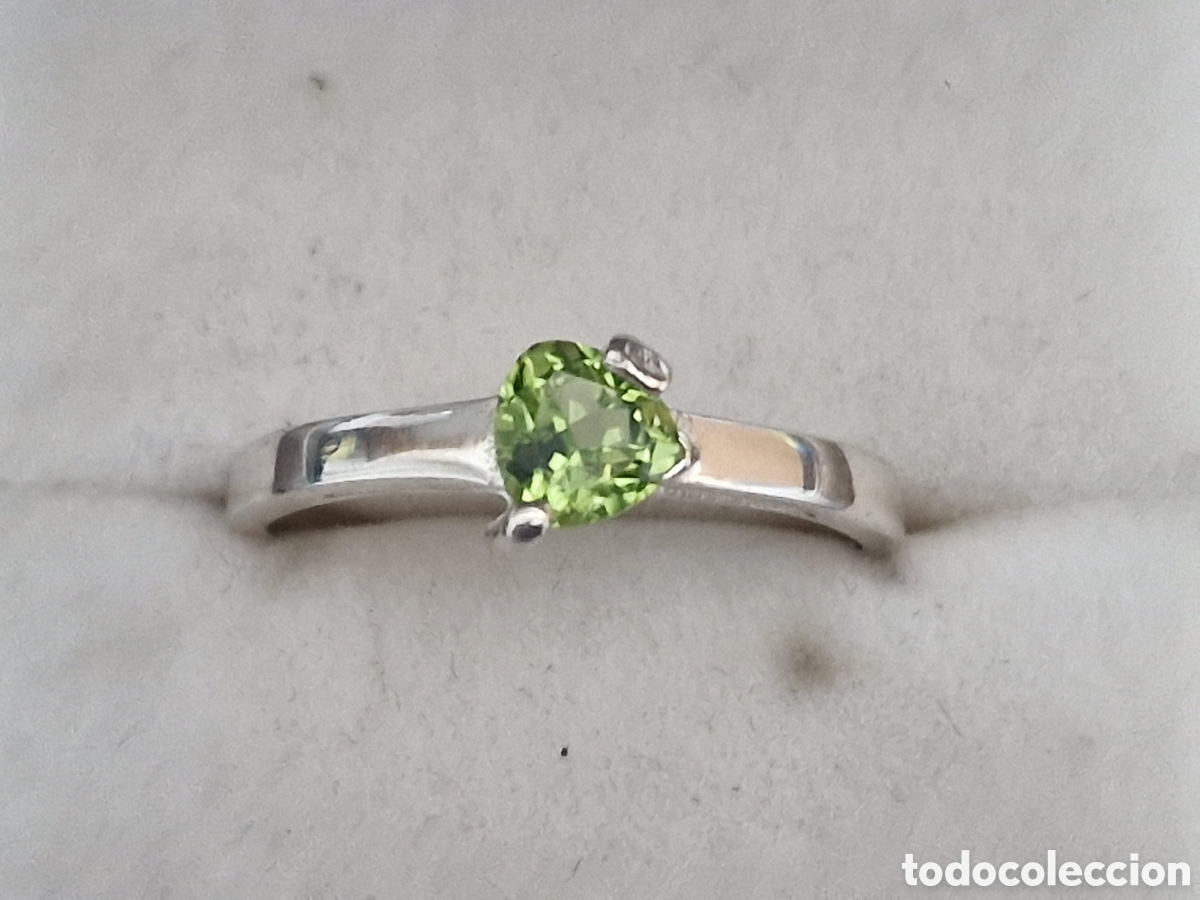 Joyeria: ANILLO PLATA Y PIEDRA VERDE - Foto 5