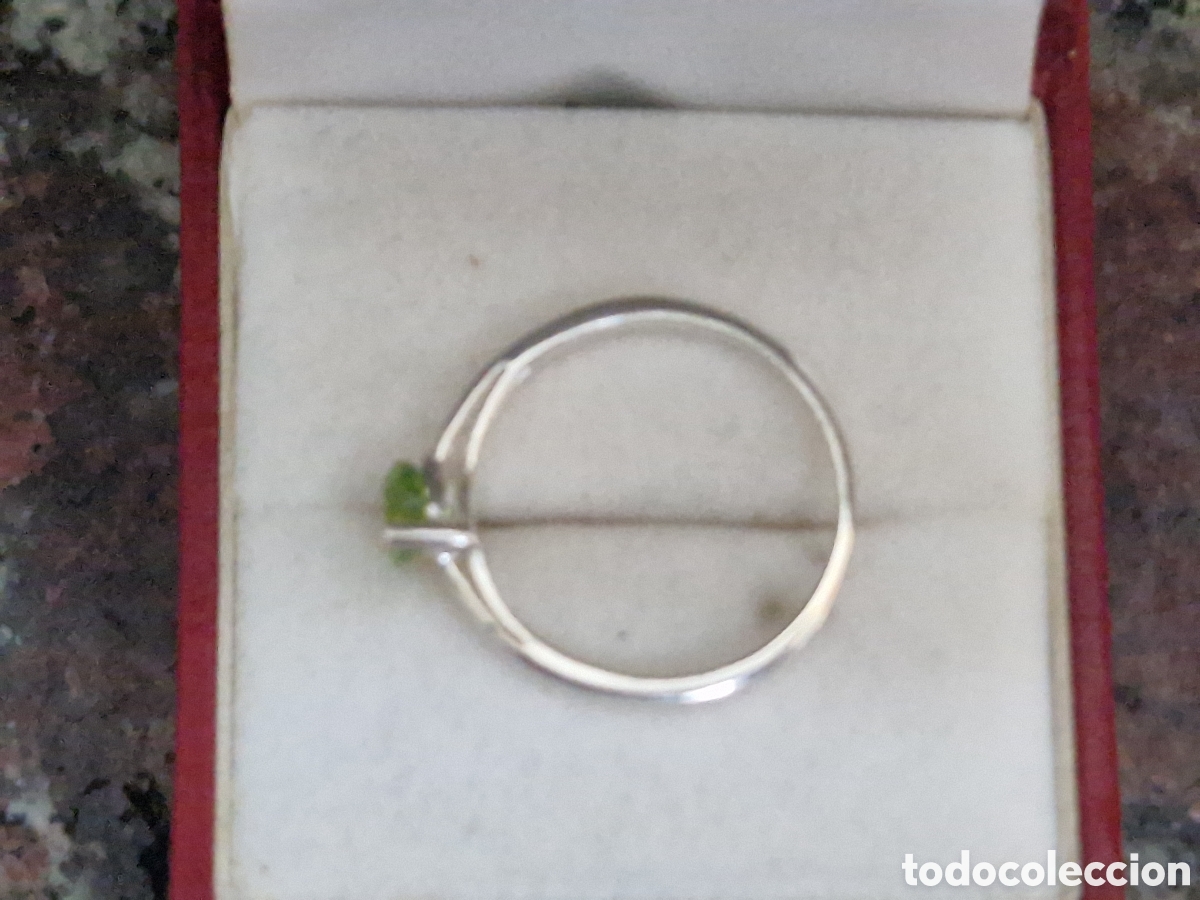 Joyeria: ANILLO PLATA Y PIEDRA VERDE - Foto 6