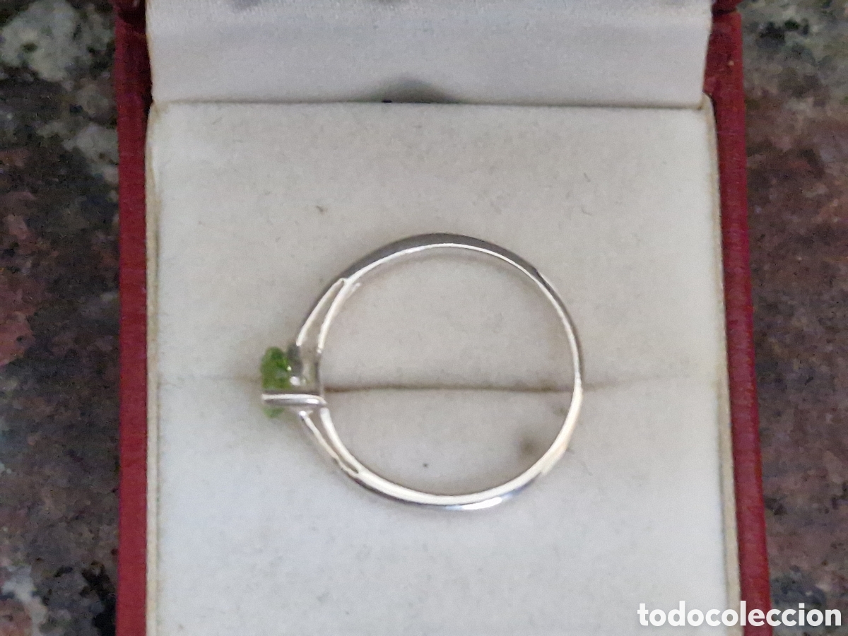 Joyeria: ANILLO PLATA Y PIEDRA VERDE - Foto 7