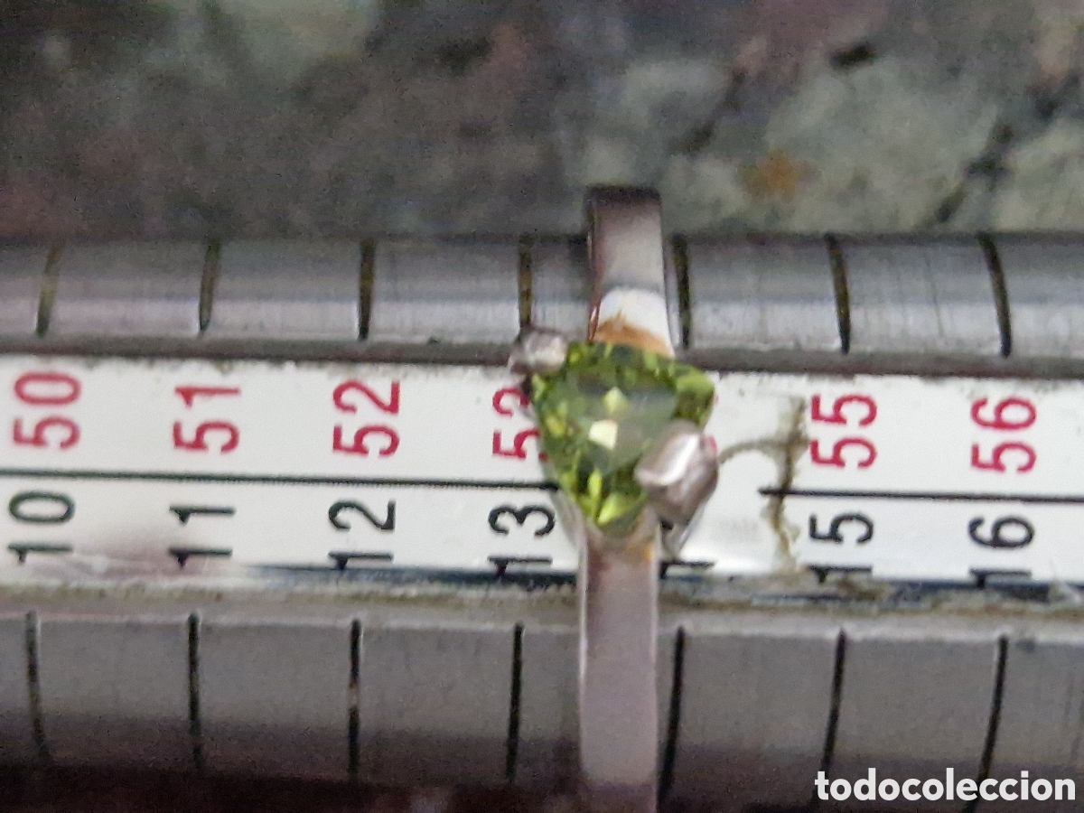 Joyeria: ANILLO PLATA Y PIEDRA VERDE - Foto 9