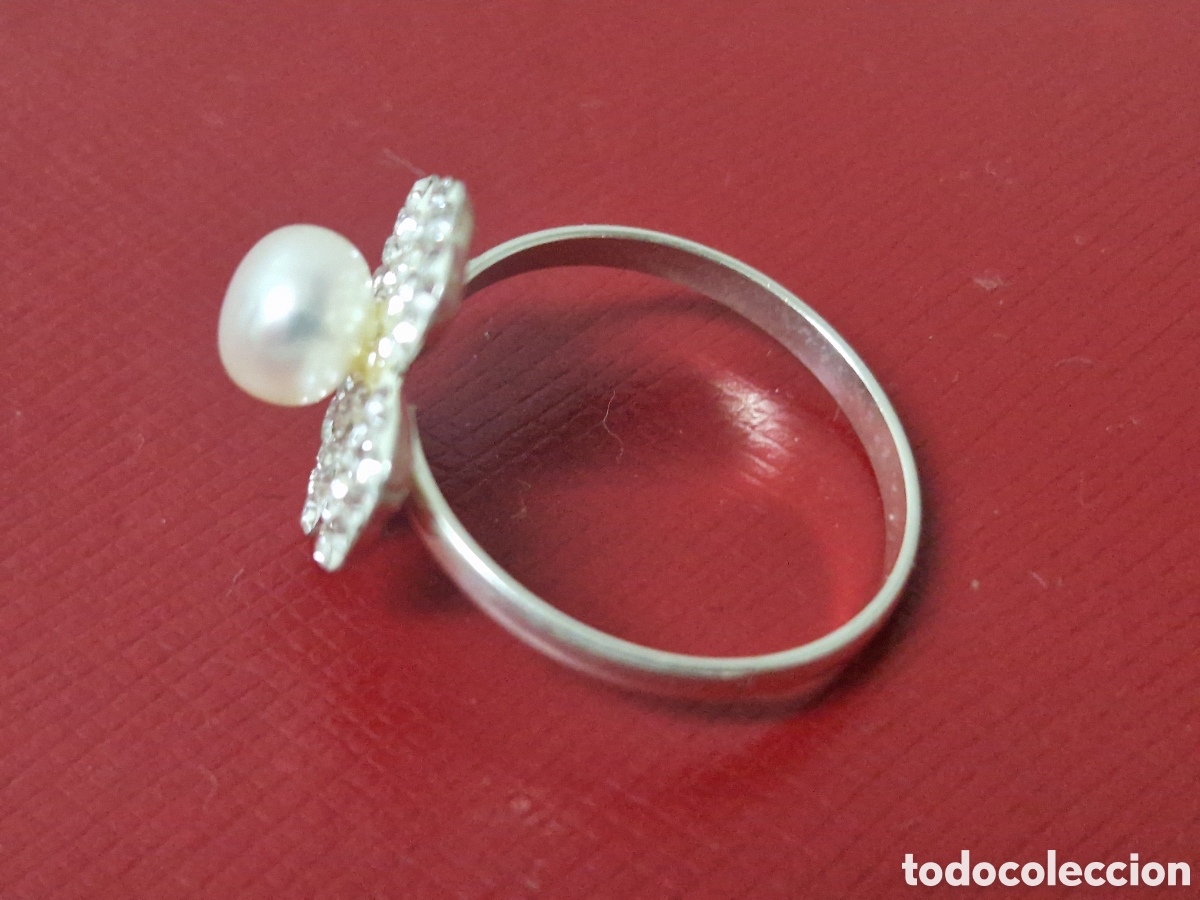 Joyeria: ANILLO PLATA DE LEY COR PERLA Y CIRCONITAS - Foto 7