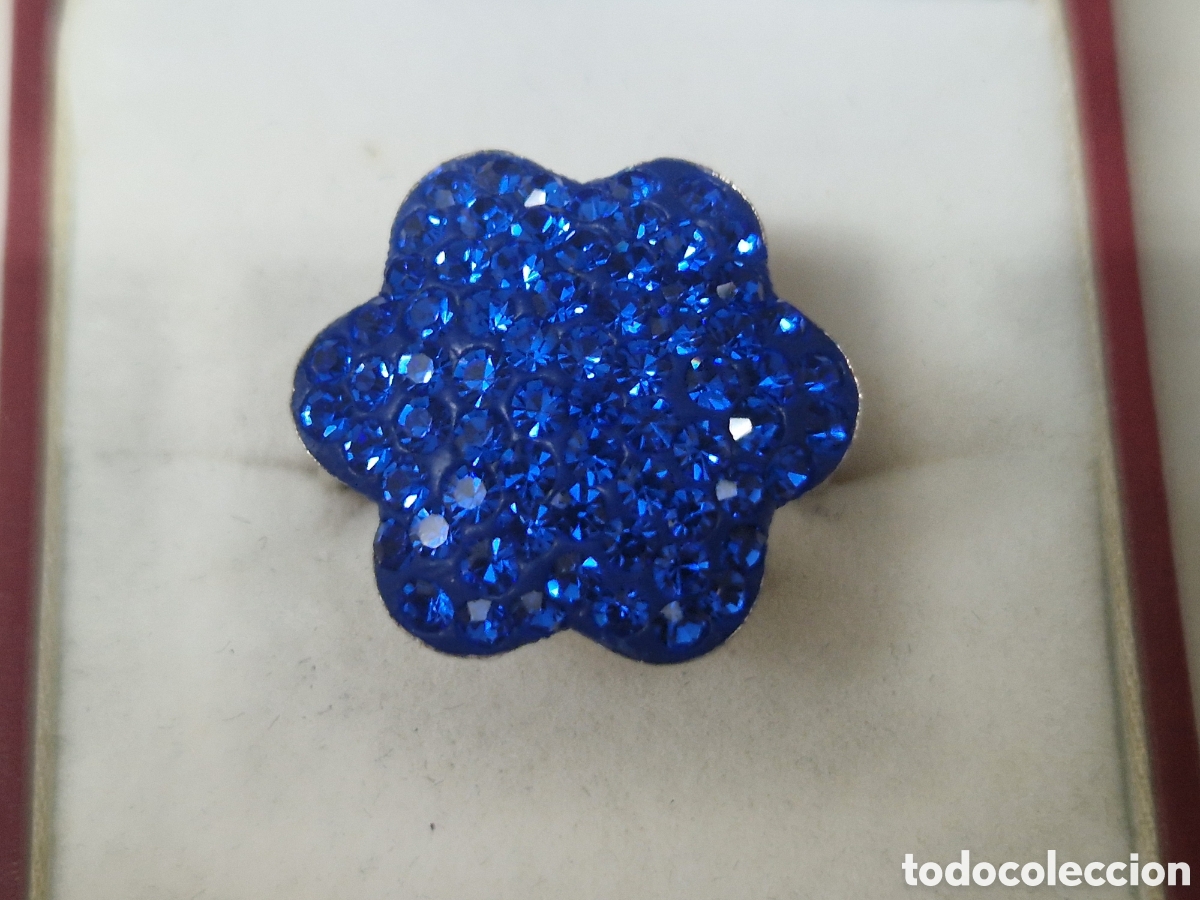Joyeria: ANILLO PLATA Y CRISTALES AZULES - Foto 2