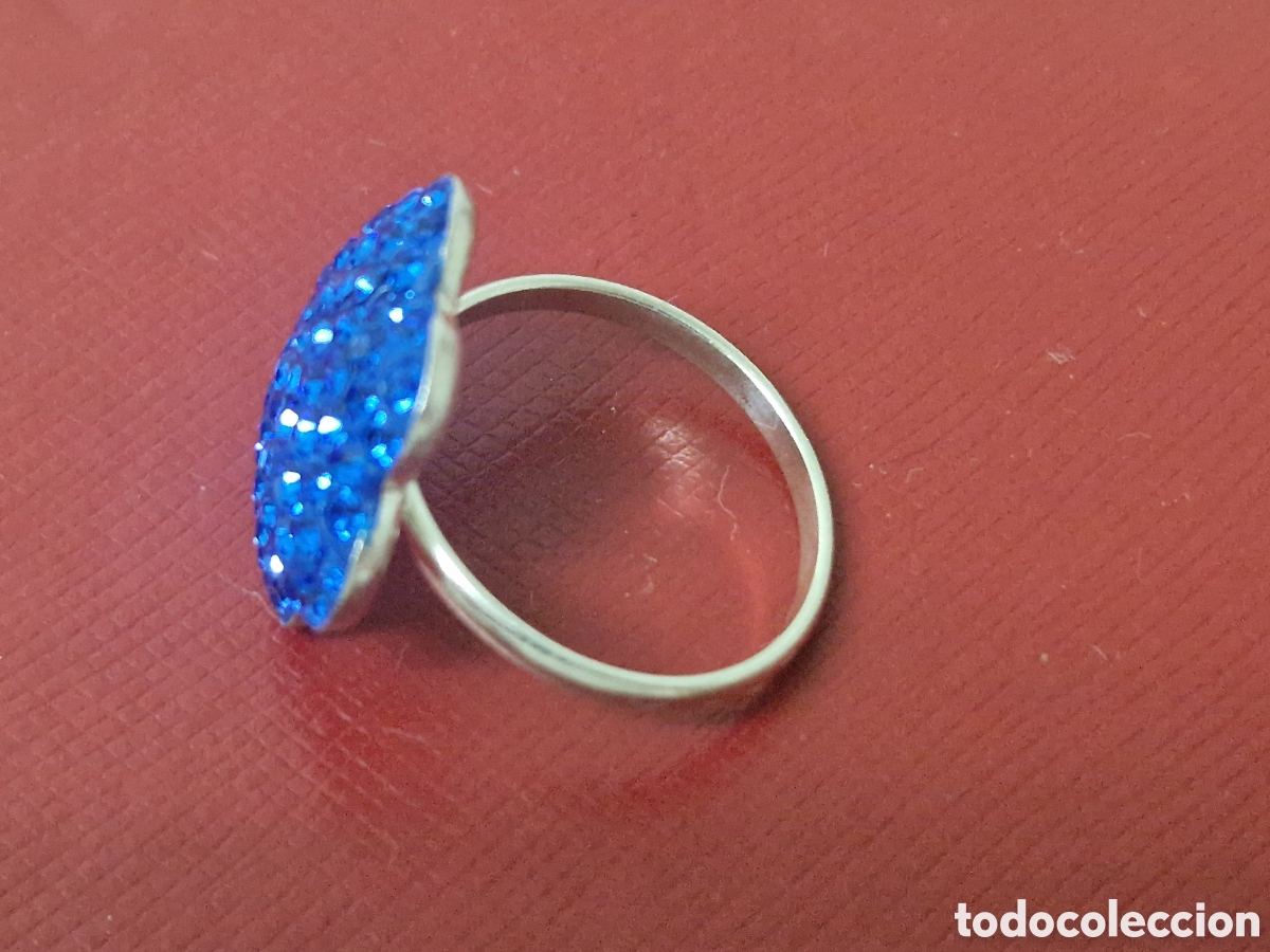 Joyeria: ANILLO PLATA Y CRISTALES AZULES - Foto 3