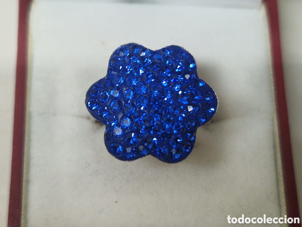 Joyeria: ANILLO PLATA Y CRISTALES AZULES - Foto 4