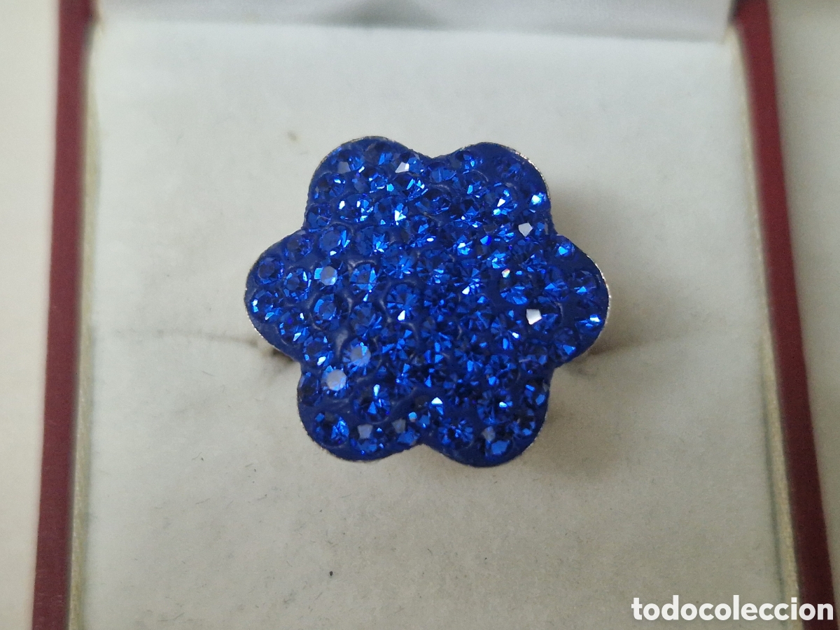 Joyeria: ANILLO PLATA Y CRISTALES AZULES - Foto 5