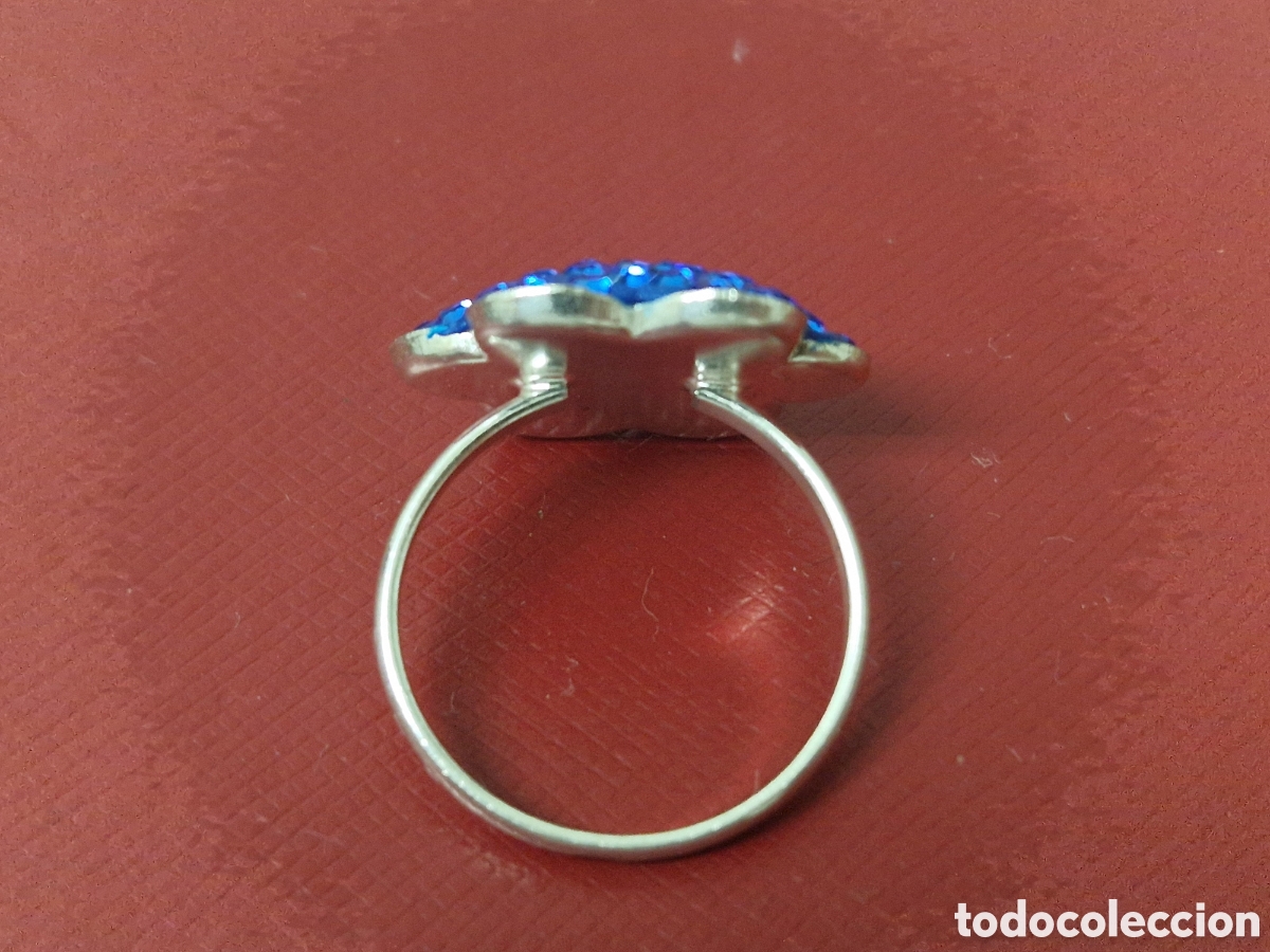 Joyeria: ANILLO PLATA Y CRISTALES AZULES - Foto 6