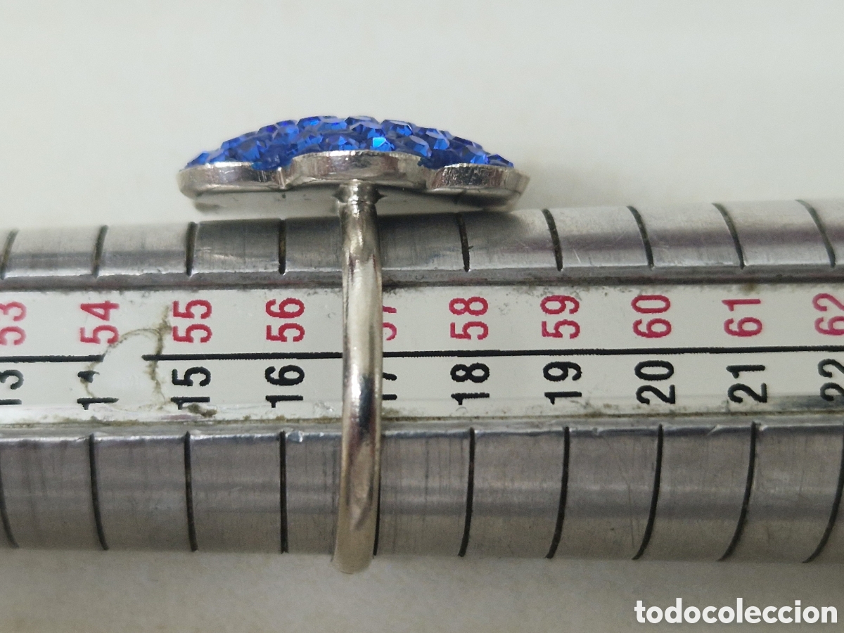 Joyeria: ANILLO PLATA Y CRISTALES AZULES - Foto 7