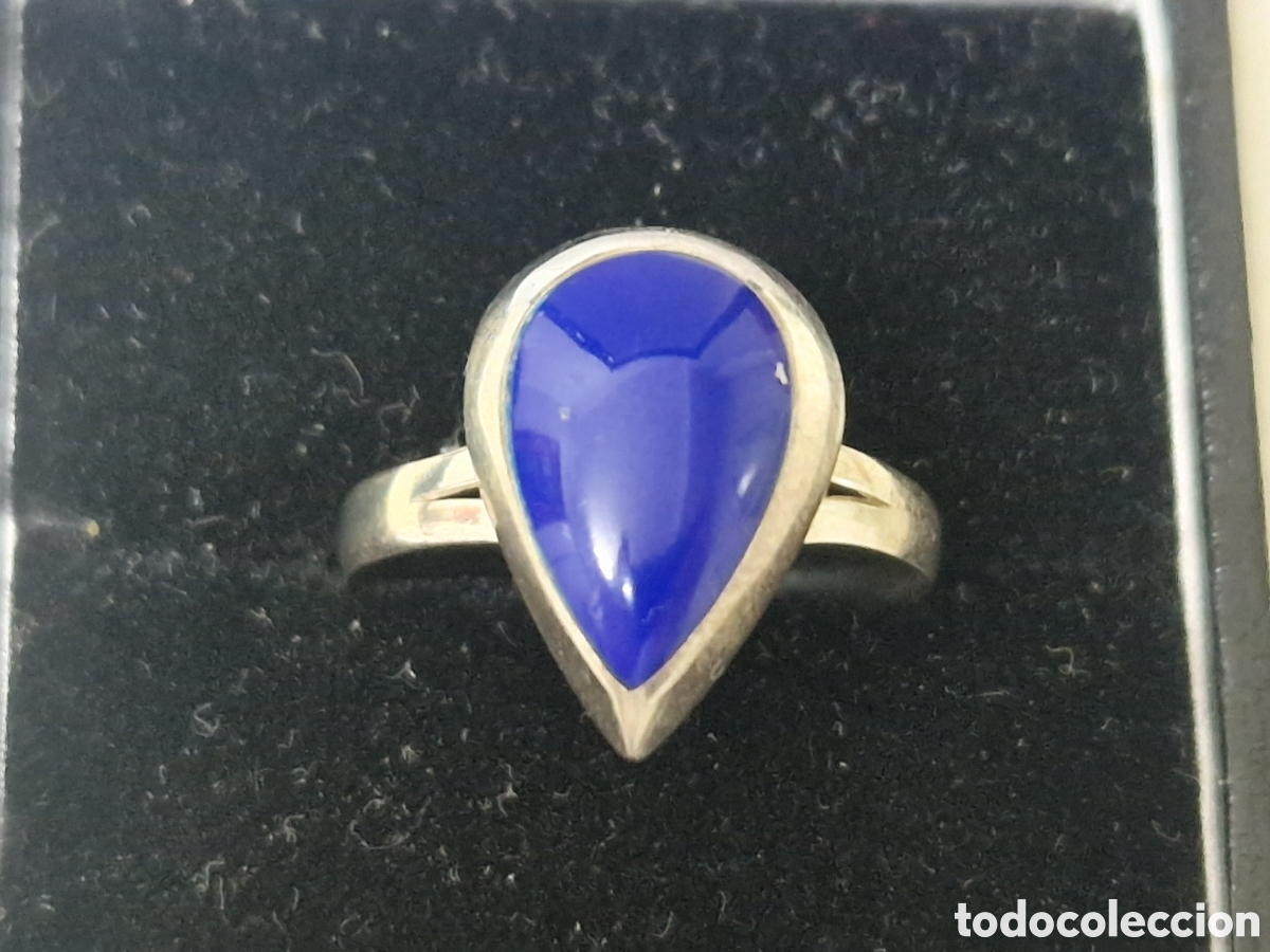 Joyeria: ANILLO DE PLATA Y LAPISZULI - Foto 2
