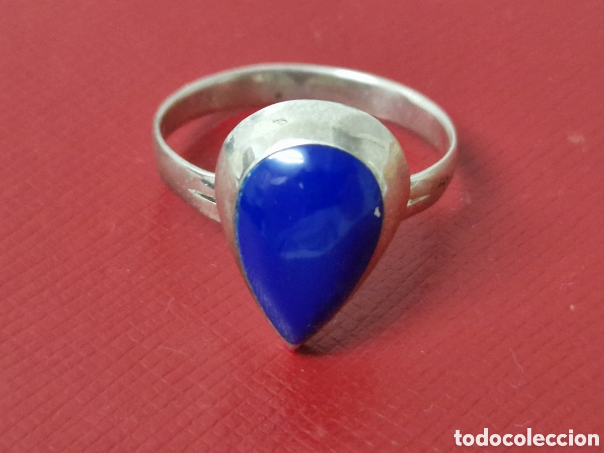 Joyeria: ANILLO DE PLATA Y LAPISZULI - Foto 4