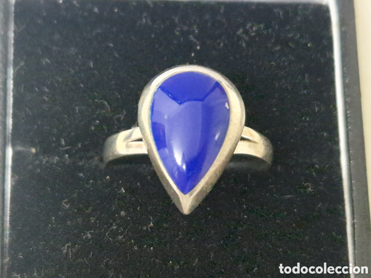 Joyeria: ANILLO DE PLATA Y LAPISZULI - Foto 1